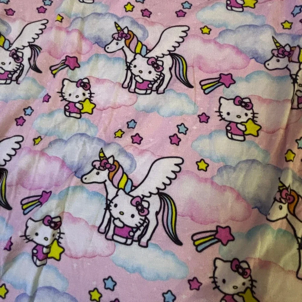 Posh Peanut Hello Kitty Unicorn Bamboo Long Sleeve Pajama Top Pink 5T 6T Toddler